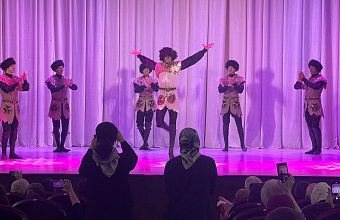 Артисты ансамбля «Лезгинка» представили хореографическую композицию «Zа Россию»