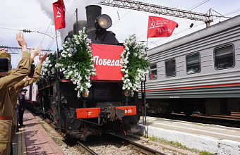 В столицу Дагестана прибыл ретропоезд «Победа»