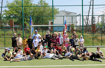В детском лагере Казбековского района прошло мероприятие, приуроченное к празднованию Дня России