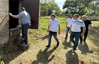 Фарид Ахмедов проверил источник водоснабжения в селе Джепеле после проведения дезинфекции