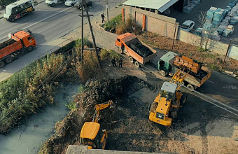 В Махачкале продолжаются работы по расчистке русла реки Тарнаирки