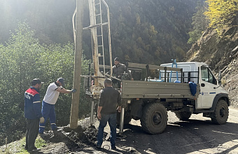 В Тляратинском районе проходит работа по переносу протяженной линии электропередачи