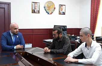 Ратмир Расулов встретился с юным экологом – призером международного Макаренковского форума