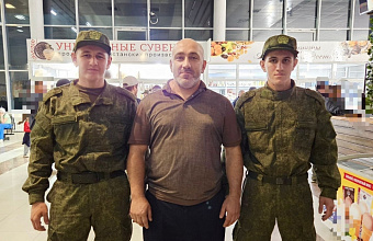 Братья Загидовы из Гумбетовского района отправились на военную службу