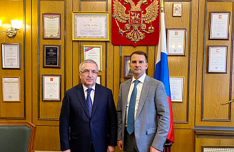 Юрий Левицкий встретился с председателем Комитета Госдумы РФ Ярославом Ниловым