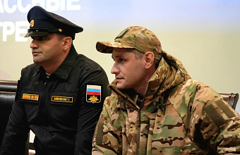 Встреча с морскими пехотинцами прошла в Штабе общественной поддержки Дагестана