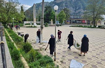 Кайтагский район принял участие во Всероссийском субботнике