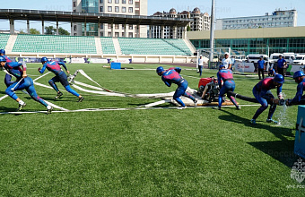 В Дагестане определили лучших по пожарно-спасательному спорту