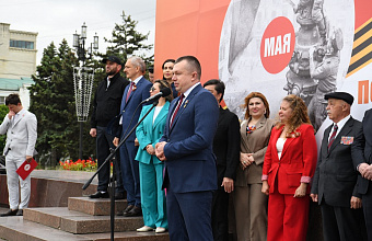 Около 5 тыс. человек приняли участие в Параде наследников Победы Движения Первых в Дагестане