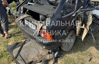 Лобовое столкновение автомобилей в Дагестане унесло жизнь 18-летнего парня