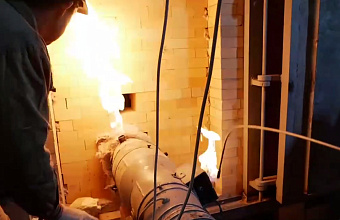 В Дагестане на стекольном заводе произведен розжиг новой стекловаренной печи