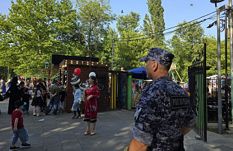 Росгвардия обеспечила безопасность во время празднования Международного дня защиты детей в Махачкале