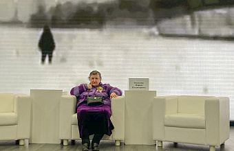 Встреча с ветераном-блокадником прошла в историческом парке Махачкалы