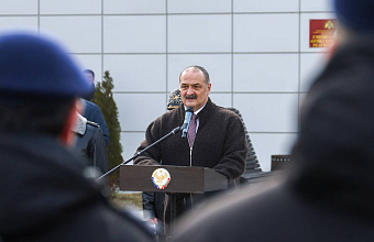 Сергей Меликов принял участие в открытии нового здания СОБРа «Ястреб – Каспий» Росгвардии