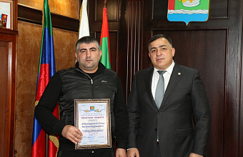 Глава Магарамкентского района Фарид Ахмедов встретился с участниками СВО