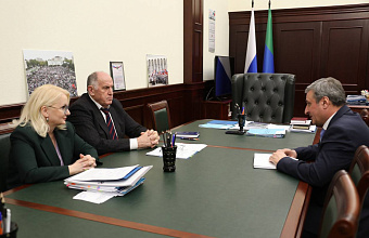 Абдулмуслим Абдулмуслимов встретился с новым представителем Дагестана в Азербайджане Алияром Абдуллаевым