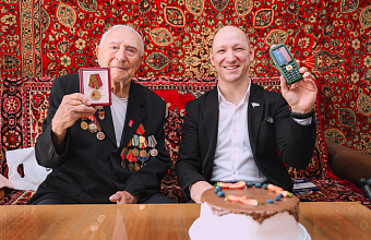 Гасан Османов навестил ветерана Великой Отечественной войны и семью участника СВО