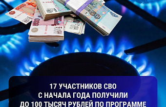 17 участников СВО в Дагестане в 2025 году получили до 100 тысяч рублей по программе догазификации