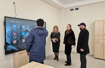 Единороссы провели мониторинг завершенных работ по строительству новой школы в поселке Шамхале