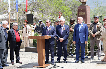 Камил Давдиев принял участие в открытии бюста Героя Советского Союза Якуба Сулейманова