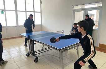 В Ахвахском районе прошел Чемпионат муниципалитета по настольному теннису среди школьников