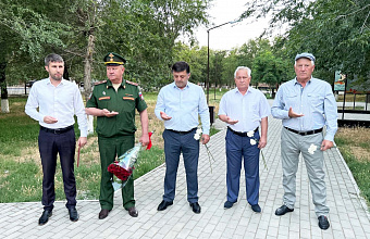 В Тарумовском районе прошел митинг, посвященный Дню памяти и скорби