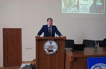 Герой России Темирлан Абуталимов встретился со студентами ДГУ