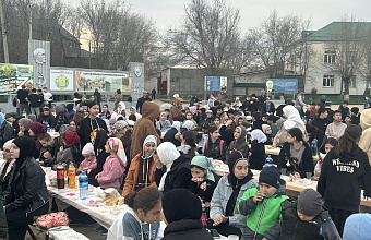 Около 1000 человек собрал ифтар в Тарумовском районе