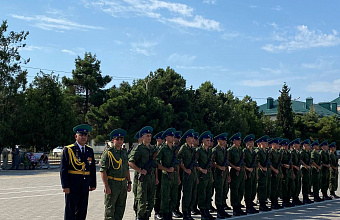 В Дагестане впервые за 17 лет прошло принятие воинской присяги военнослужащих Пограничного управления
