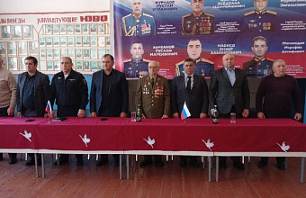 Память погибших участников СВО почтили в Хивском районе открытием «Уголка Памяти»