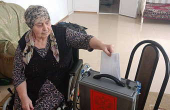 В Кизлярском районе маломобильные граждане участвуют в президентских выборах