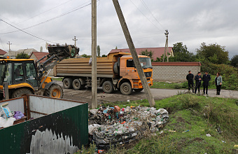 Врио главы Магарамкентского района проверил контейнерные площадки и систему водоснабжения
