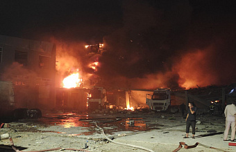 Предварительно 9 человек пострадали, 5 погибли при взрыве АЗС в Махачкале