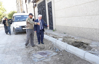 Около 600 метров дорожного полотна обновят на улице Кадиева в Махачкале