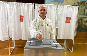 Председатель Даглесхоза проголосовал на муниципальных выборах