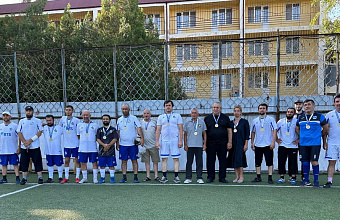 Футбольный матч ко Дню донорства провели в Махачкале
