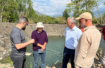 Дагмелиоводхоз обеспечит водой крупнейший высокогорный яблоневый сад Дагестана