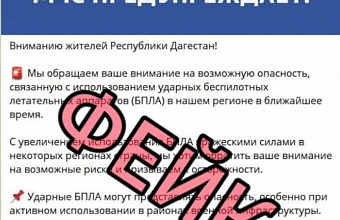 В МЧС Дагестана опровергли информацию о возможном применении БПЛА в регионе