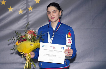 Айзанат Муртазаева – чемпионка Европы по фехтованию