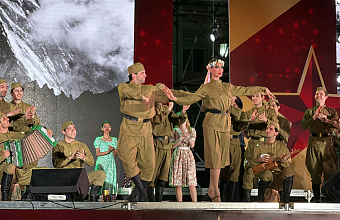 В Махачкале прошел праздничный юбилейный концерт 80-летия Дня Победы