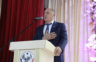 Абдулмуслим Абдулмуслимов принял участие в праздновании 95-летия со дня образования Казбековского района