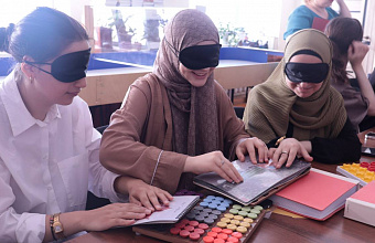 Спортивно-творческий фестиваль для незрячих и слабовидящих лиц «Эстафета добра» проводят в Махачкале