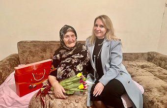 Мать погибшего в зоне специальной военной операции бойца посетили в Хасавюрте