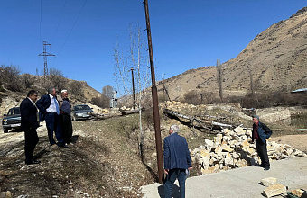 Глава Левашинского района с рабочим визитом посетил ряд объектов села Цудахар