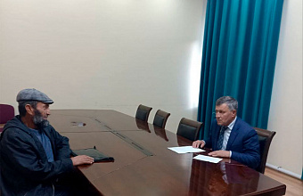 Глава Цунтинского района провел прием граждан по личным вопросам