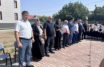 В Манапкале открылась новая школа на 604 места