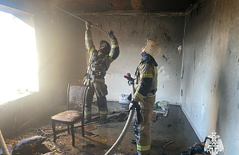 Пожар в результате хлопка газа произошел в частном доме Дагестана