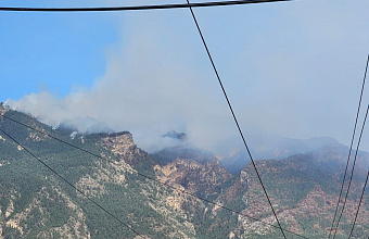 Лесной пожар на площади 2,5 га произошел в Унцукульском районе