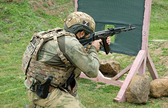 В Дагестане прошли испытания на право ношения знака отличия спецназа Росгвардии