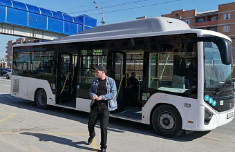 На маршруте Махачкала – Каспийск тестируют новый автобус